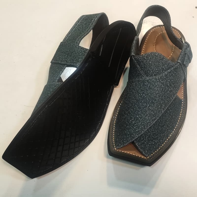 Hand Stitched Urban Stag Zalmi Style Charsadda Chapal CZ505