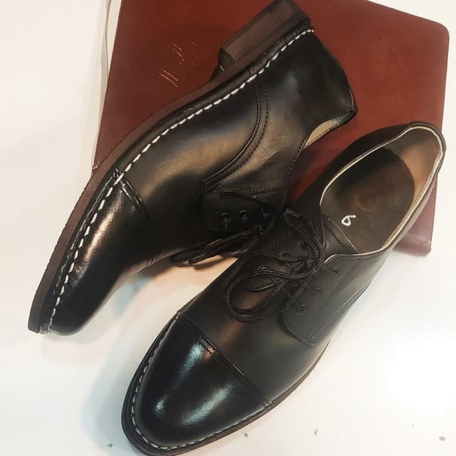 Pure Cow Leather Handmade VIP Oxford Style Shoes For MEN